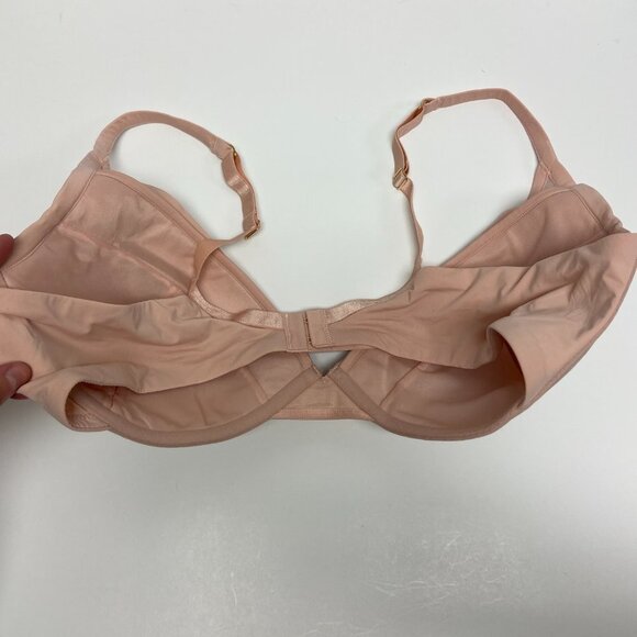 Thirdlove Womens Pink Adjustable Strap 24/7 Classic Contour Plunge Bra Size 40 D - Picture 2 of 6